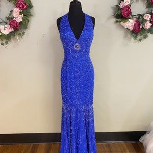 GORGEOUS BLUE PROM DRESS FOR SALE !!